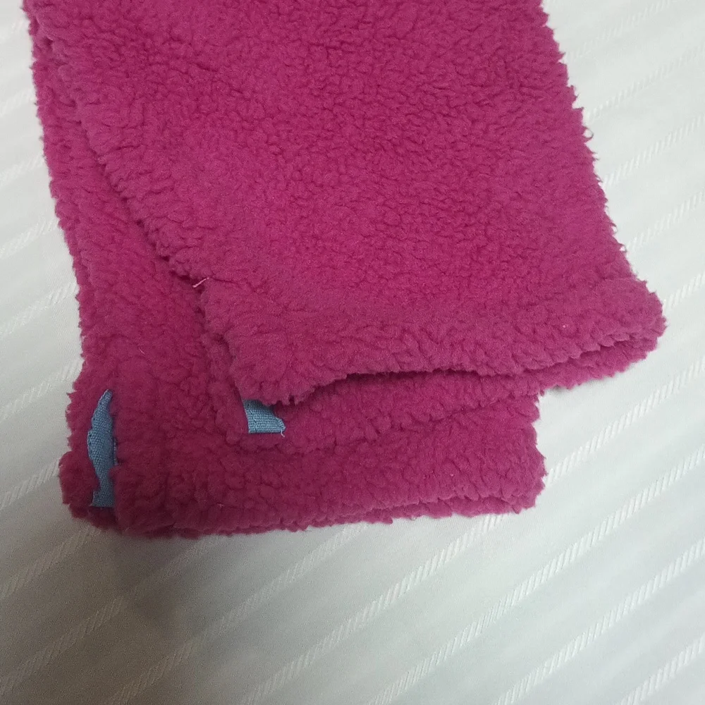 Joules Girls 1/4 Zip Pink Fleece